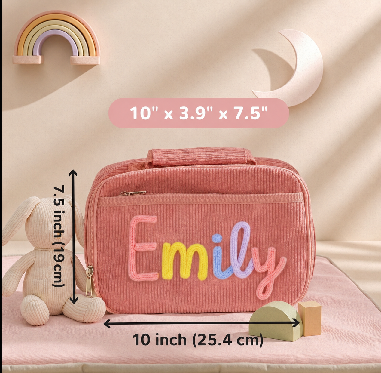 Personalized Knitted Lunch Bag