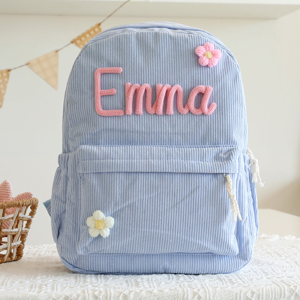 Personalized Knitted Backpack