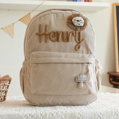 Personalized Knitted Backpack