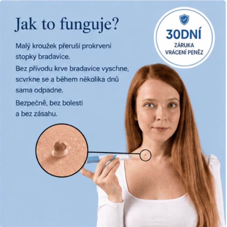 Sada pro bezbolestné odstranění kožních výrůstků